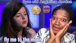 First Time Hearing Angelina Jordan - Fly Me To The Moon Reaction