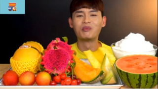 Mukbang: Hoa quả tươi ngon#anngon