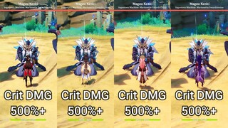 4 Best Electro DPS With 500% Crit DMG - Characters Comparison