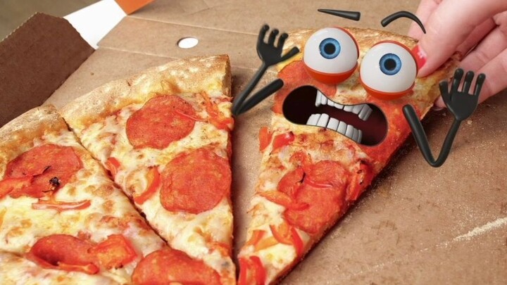 Apa yang Anda pikirkan sebelum makan pizza? Saat benda-benda di sekitar Anda menjadi hidup! ｜Animasi