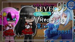 Villainess Level 99 React to Rimuru「Part 3/?」