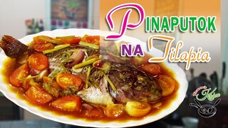 Pinaputok na Tilapia | Steamed Tilapia