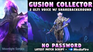 New Gusion Collector Skin Script No Password | Night Owl Skin Script | Mobile Legends