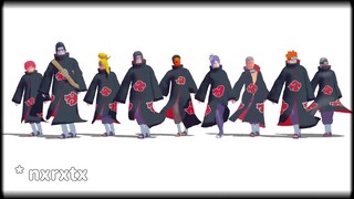 umbrella【NARUTO MMD】AKATSUKI*ITACHI*DEIDARA*SASORI*KISAME*TOBI*HIDAN*KAKUZU*KONAN*PAIN