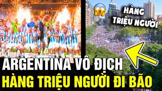 Hàng triệu người dân ARGENTINA đổ ra đường ĂN MỪNG sau chức vô địch WORLD CUP 2022 | Tin Nhanh 3Phút