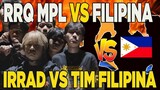 RRQ MPL S13 VS TEAM FILIPINA ! IRRAD LANCELOT SKYLAR BEATRIX SNIPER 1 HIT MOBILE LEGENDS