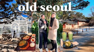 'Old Seoul' Vibes 🇰🇷 Traditional korean food, palace history, cafe w/ hanok views 🍵 Korea Vlog