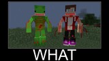 Scary Mutants Mikey and JJ in Minecraft wait what meme part 138