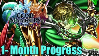 One Month Progression + 80 Free Crystal pulls | Grand Summoner