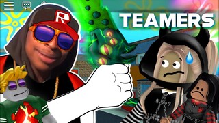 ROBLOX Murder Mystery 2 TEAMERS Funny Moments (MEMES)