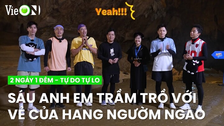 Sáu anh em trầm trồ khám phá hang động Ngườm Ngao! | 2 Ngày 1 Đêm - Mùa 3