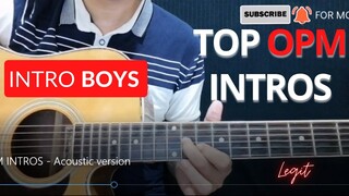 TOP OPM INTROS - Acoustic version