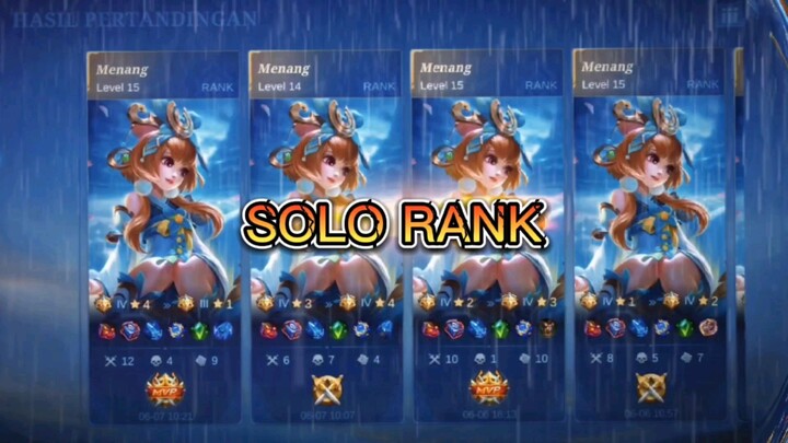 SOLO RANK BERAT??? PAKAI HERO INI AJA!!!