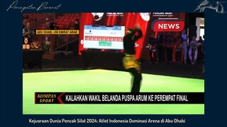 Atlet Silat indonesia jadi Juara di abudhabi