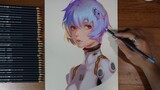 New colored pencils have arrived, draw a simple color test