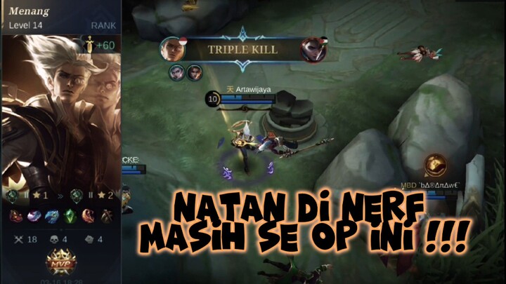 NATAN DI NERF MASIH DI SE OP INI !!! AWAL SEASON BANTAI PENGHUNI BADAK