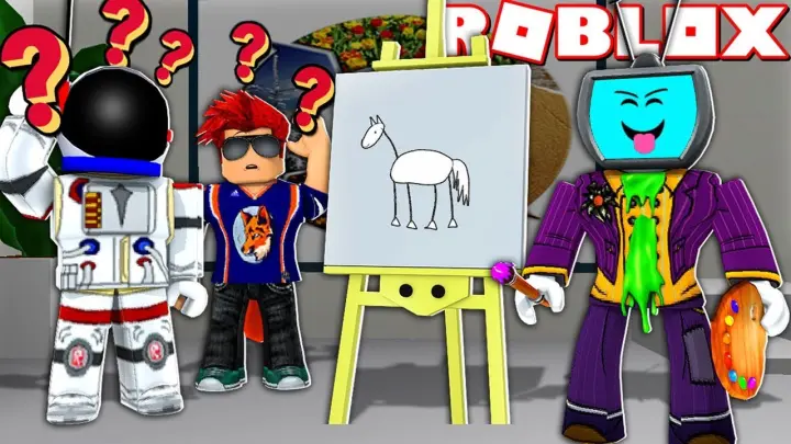 CAN WE GUESS EACH OTHER'S DRAWINGS?? - ROBLOX DOODLEY