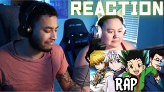 GON, KILLUA, KURAPIKA & LEORIO RAP | RUSTAGE ft. Breeton Boi, Ham Sandwich & Aerial Ace REACTION!!