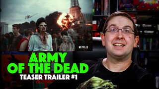 REACTION! Army of the Dead Teaser Trailer #1 -Dave Bautista Movie 2021