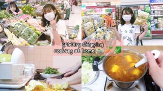 ĐI SIÊU THỊ NHẬT MUA ĐỒ VỀ NẤU MỘT BỮA ĂN THIỆT LÀ NGON VLOG 🛒👩🏻‍🍳 😛【日本語字幕付き】 l Gokku Egao