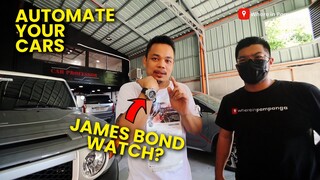 Automate your car with a "James Bond" wristwatch