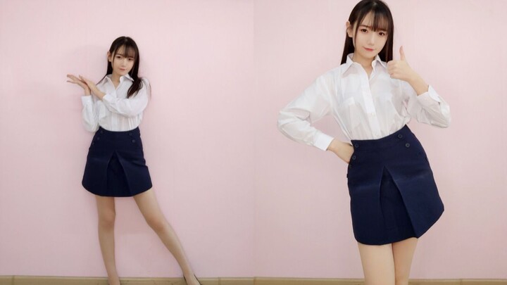 【Jiang Qiqi】Thumbs Up❤ Dress up and dance! ❤Try jumping vertically at home