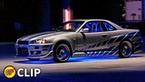 Brian O'Conner Arrives - Skyline GT-R R34 First Appearance | 2 Fast 2 Furious 2003 Movie Clip HD 4K