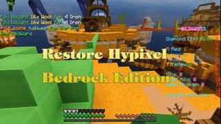 Tái tạo máy chủ phiên bản Hypixel Bedrock