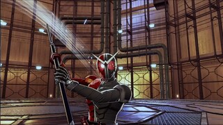 Kamen Rider Double (Heat Metal) Special Rider Finish Attack in Video Game Gameplay