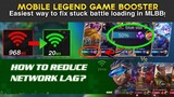 EASIEST WAY TO BOOST MOBILE LEGENDS BATLLE LOADING!