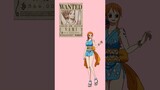 Evolution of Nami And Usopp's Bounty's || #Onepiece || #Shorts