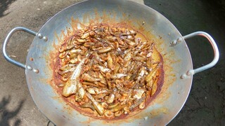 Kéo hai ba lưới là đủ chảo kho khô quẹt || việt miền tây