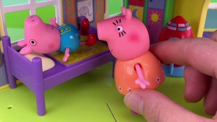Câu chuyện đồ chơi-Mẹ lợn đưa Peppa đến trường