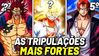 AS TRIPULAÇÕES MAIS FORTES DE ONE PIECE - NÍVEIS DE PODERES DAS TRIPULAÇÕES PIRATAS