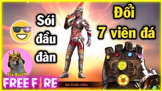 [Free Fire] Sở hữu Trùm cuối Sói Chiến Thần vòng quay Chế Tác | StarBoyVN