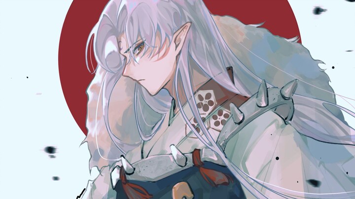 【procreate】The painting process of Sesshomaru wasted three minutes of his life
