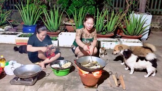 Món ngon dân giả mà ngon | Ăn tối cùng đám lắm lông | CÔ TEN VLOG 195