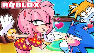 Amy Impresses Sonic! ❤️ - SONIC SPEED SIMULATOR! Fireworks Festival - ROBLOX (FT TAILS)