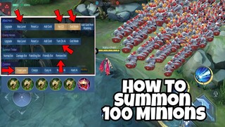 Step by step tutorial on how to spawn 100+ minions