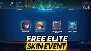 HOW TO GET FREE ELITE SKIN & FORSAKEN AVATAR BORDER | FREE ELLTE SKIN GACHA EVENT | MLBB