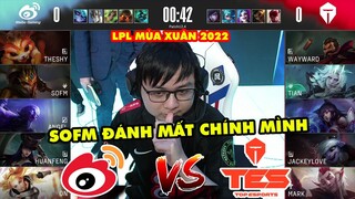 [LPL 2022] Highlight WBG vs TES Full: SofM đánh mất chính mình | Weibo Gaming vs TOP Esports