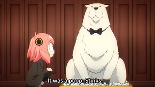 PooP Training of bond 😂, Anya giving training to bond || Spy x Family Part 2 Episode 03 eng sub