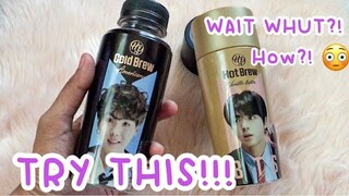 TRY THIS ON YOUR BTS BABINSKI COLD/HOT BREW COFFEE BOTTLE :)