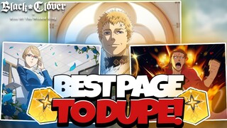 F2P DON'T MAKE THIS BIG MISTAKE! SAVE YOUR SKILL PAGE DUPE FOR THESE ONES! - Black Clover Mobile