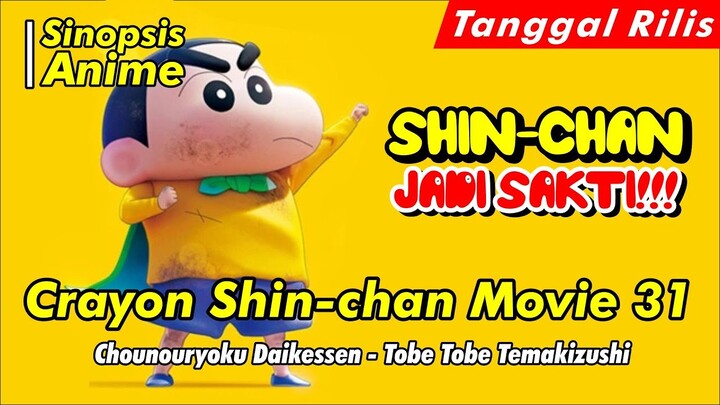 Alur Cerita Anime | Crayon Shin-chan Movie 31: Chounouryoku Daikessen -Tobe Tobe Temakizushi Trailer