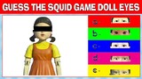 Guess The Squid Game Players Dress #puzzles 637 | Odd Ones Out Squid Games Riddles
