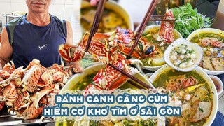 BÁNH CANH CÀNG CÚM ngày bán mấy trăm tô, núp hẻm ở Sài Gòn khách đông kín | Địa điểm ăn uống