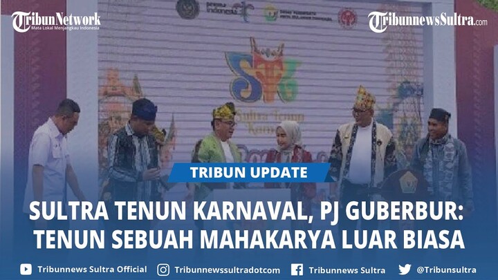 Sultra Tenun Karnaval, Pj Gubernur Andap Ungkap Keindahan Tenunan Sulawesi Tenggara