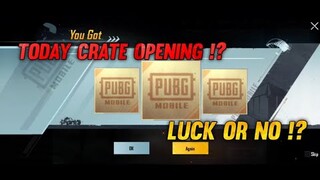 Today Opening Crate ? LUCK or NO !? PUBG Mobile Korea Version Crate Opening