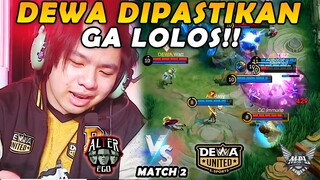 DEWA SUDAH DIPASTSIKAN GAGAL LOLOS PLAYOFF!! AE MEMANJANGKAN NAFASNYA!! - AE VS DEWA MATCH 2